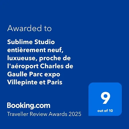 Apartment Sublime Entierement Neuf, Luxueuse, Proche De L'aeroport Charles De Gaulle Parc Expo Villepinte Et Paris *